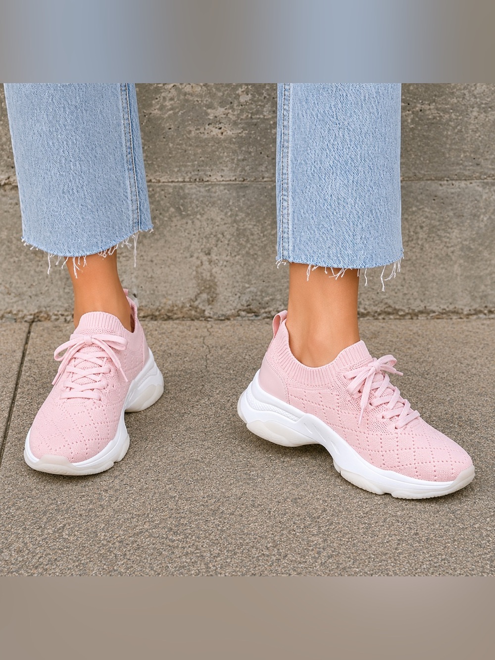 NEW Steve Madden Pink Platform Sneakers Myles